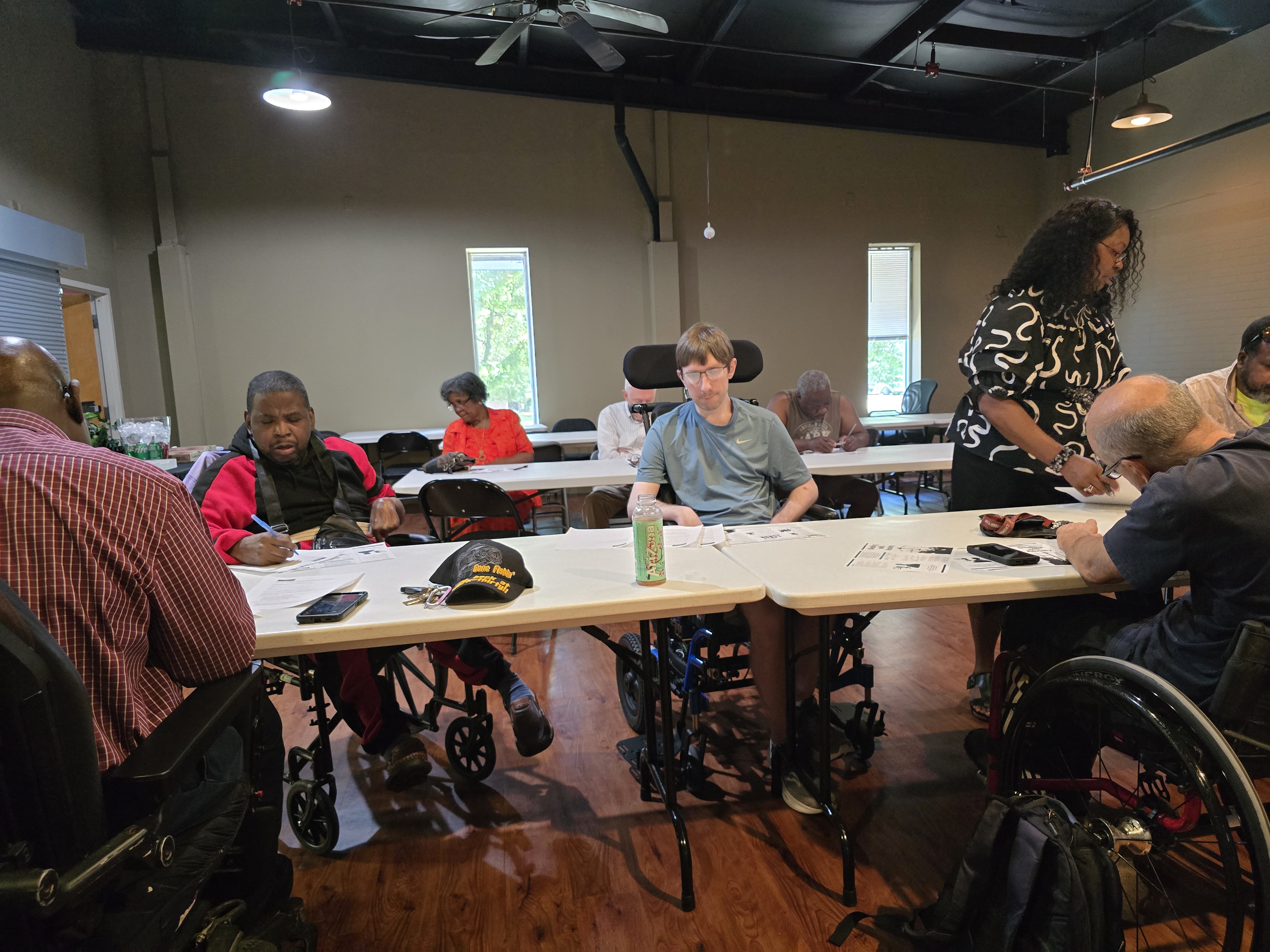 August 2025 meeting was held at the Independent Living Center facility in Mobile, Alabama.