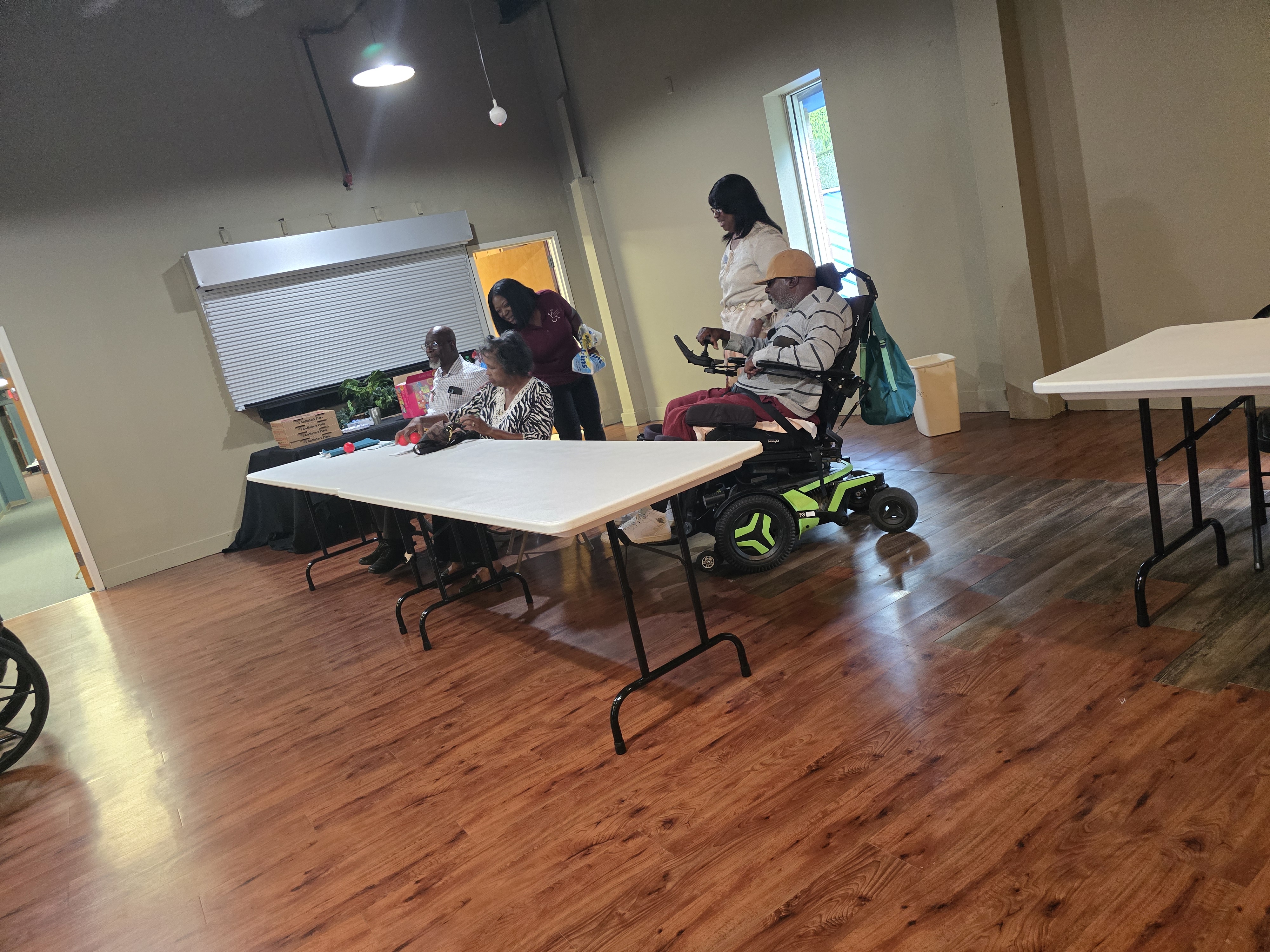 October 2025 — Photo of participants at the October 2025 SCI meeting at ILC Mobile with guest speaker from Alabama ARISE.