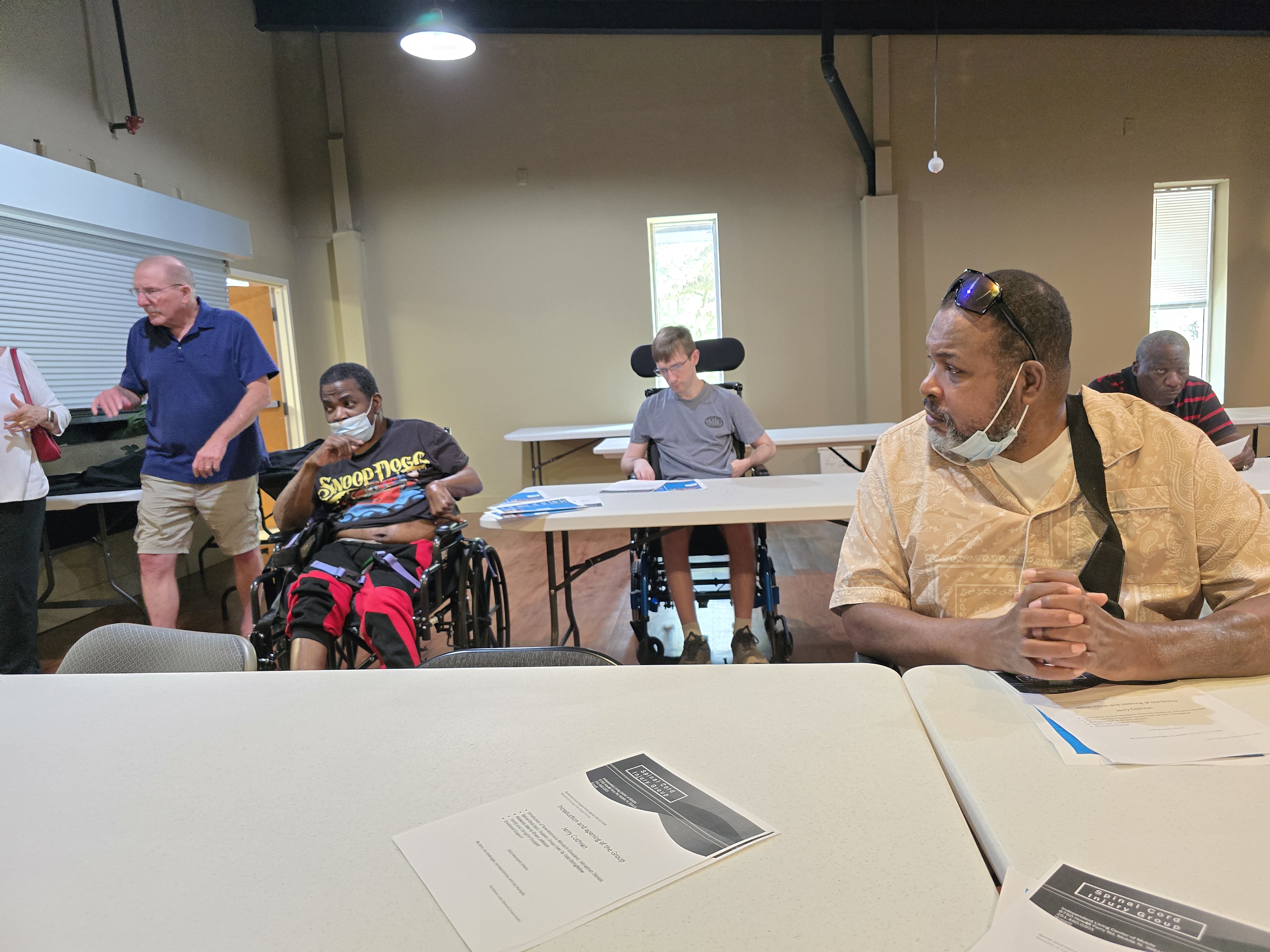 September 22, 2025 meeting from another angle at the Independent Living Center facility, Mobile, Alabama.