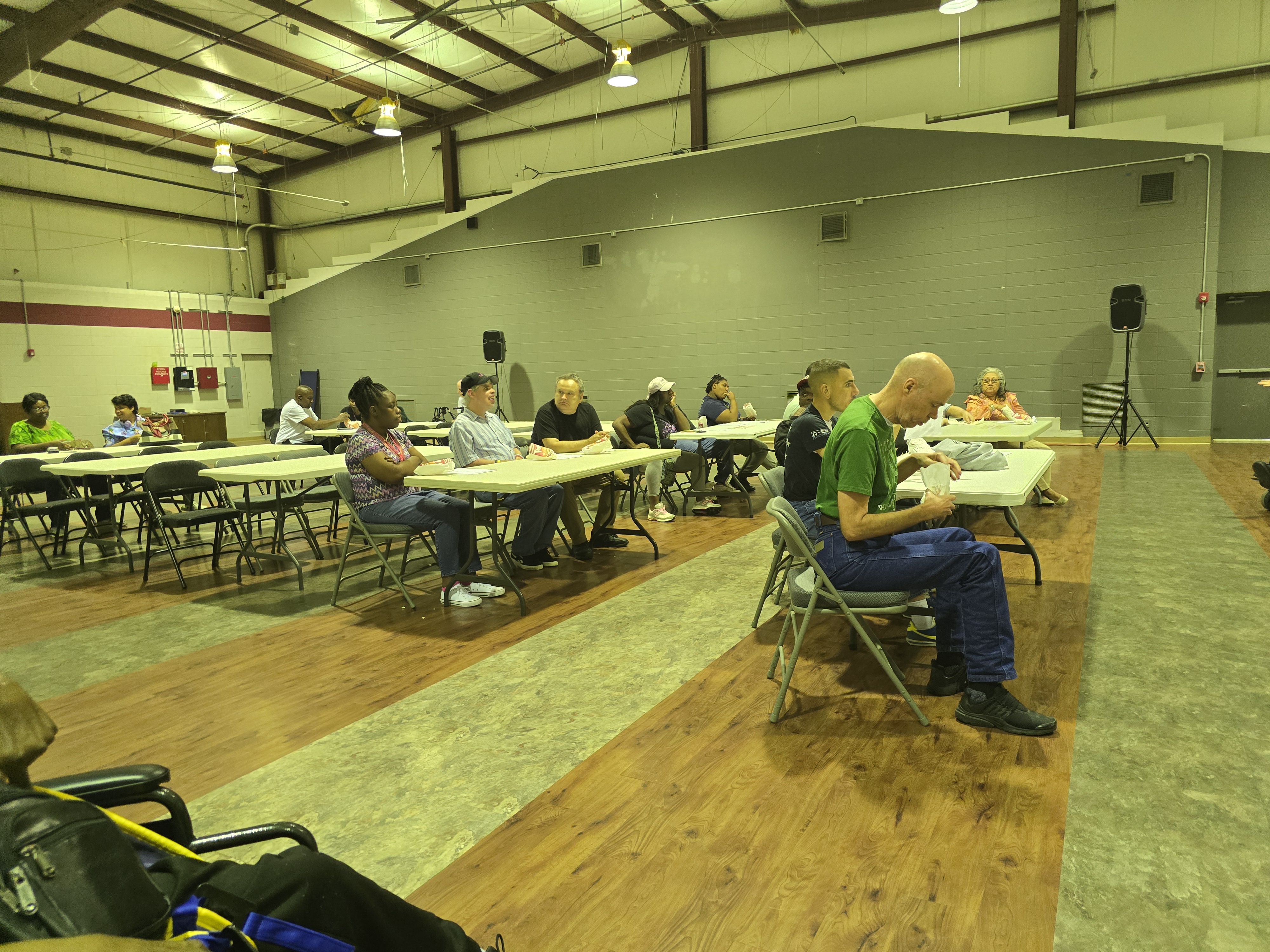 People 4 People members share reflections and prepare to discuss local challenges and solutions together.
