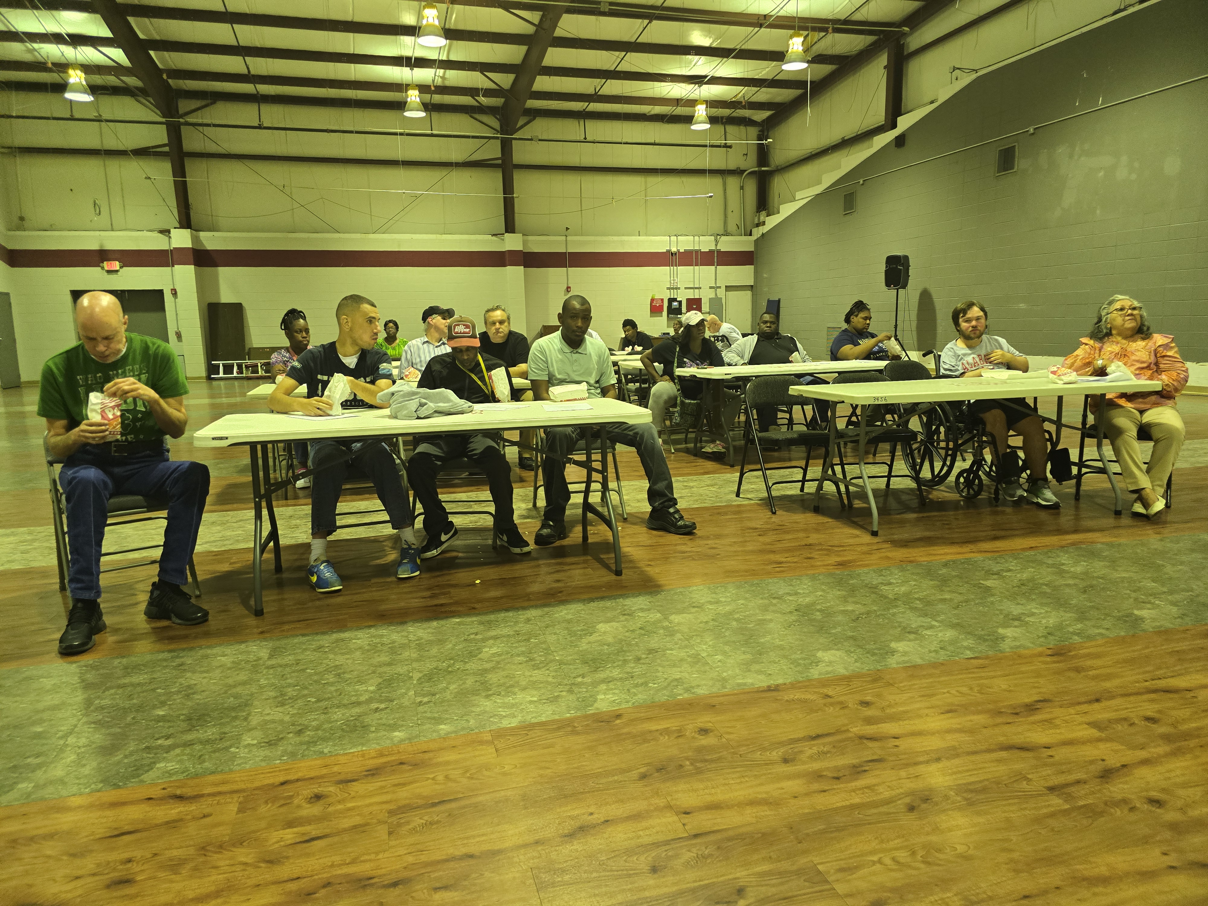 Attendees jot down key takeaways and strategies for engaging in local and state advocacy efforts.