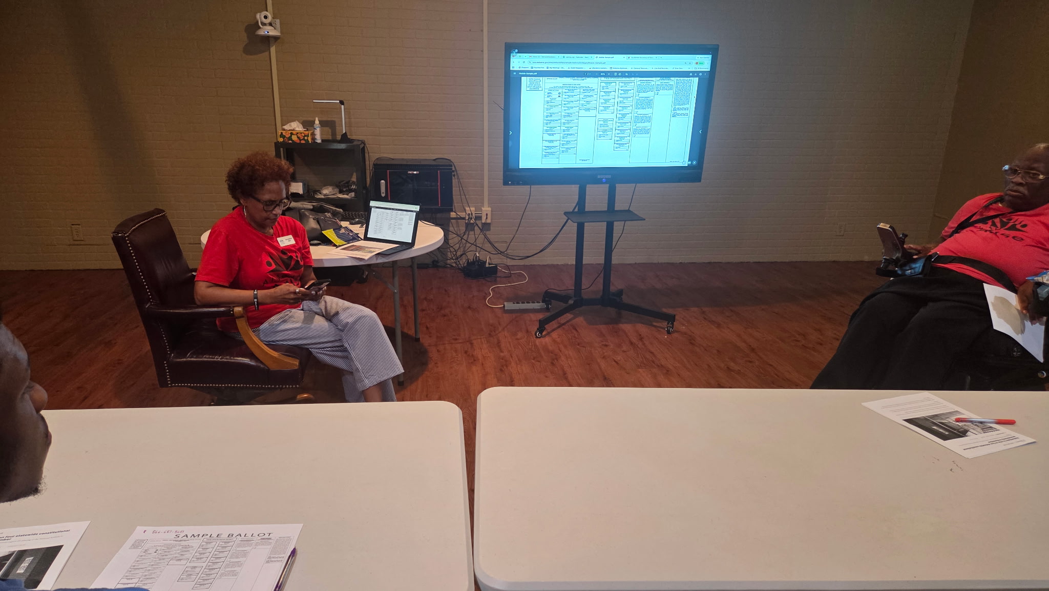 Presentation during the September 2026 Spinal Cord Injury Support Group meeting at the Independent Living Center of Mobile.