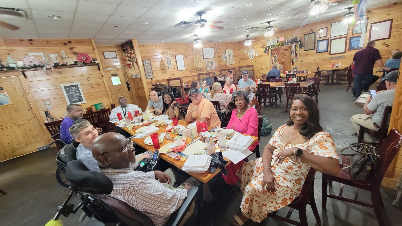 Opposite angle of the May 2025 SCI peer meeting at Loaves & Fishes in Wilmer, Alabama.